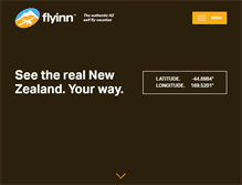 Tablet Screenshot of flyinn.co.nz